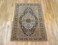 Antique Ferahan Sarouk Oriental Rug, in Small Size, with Central Medallion