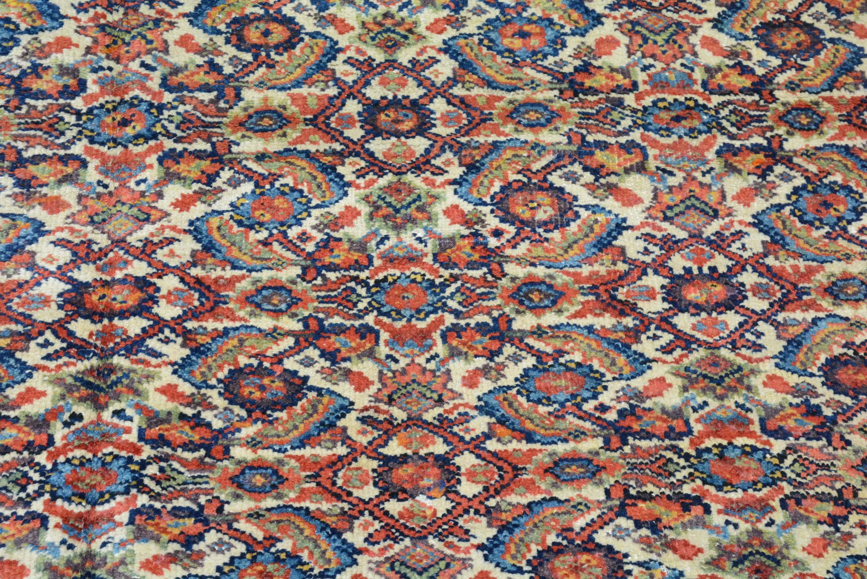 The Arak province in northern Persia has produced the greatest number of large carpets of any other Persian province. Named for the plain of Fereghan, an area of roughly 1200 square miles to the northeast of Arak, Fereghan rugs and carpets often