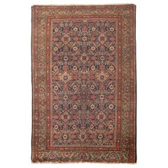 Alfombra Fereghan antigua, circa 1880