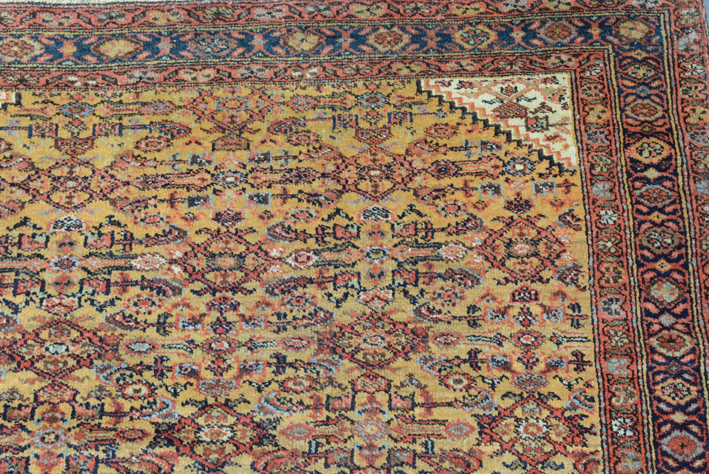 Antiker antiker Fereghan-Teppich (Persisch) im Angebot