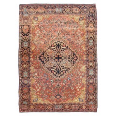 Antique Fereghan Sarouk Rug, 19th Century