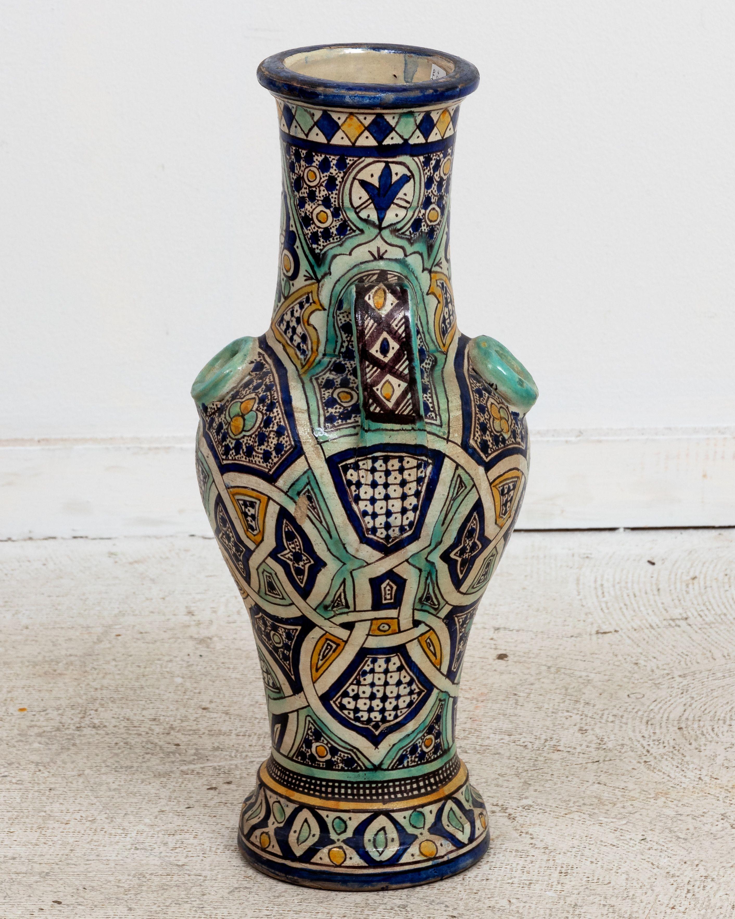 Moroccan Antique Fes Vase