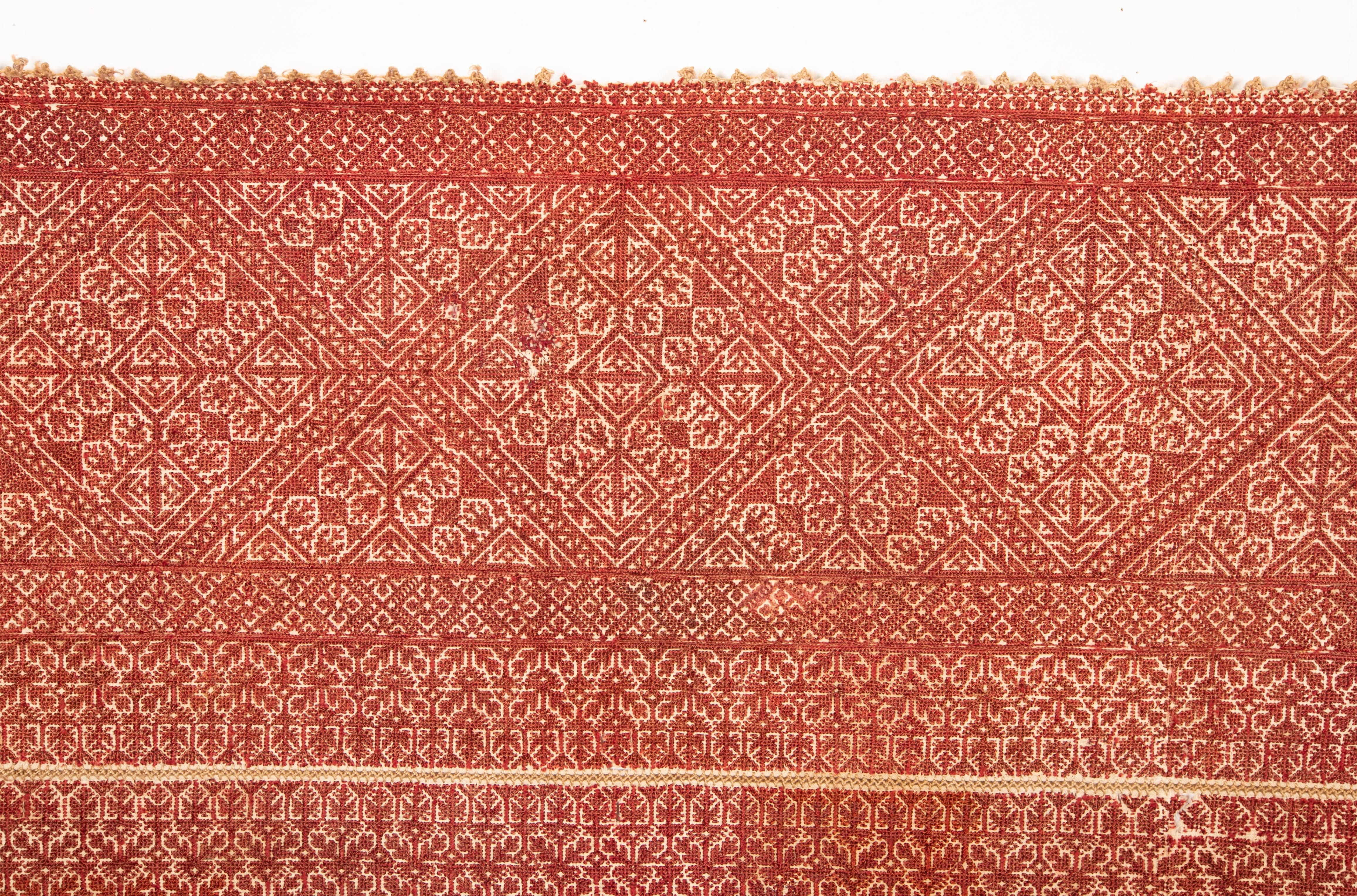 Islamic Antique Fez Embroidery from Morocco, 1900s