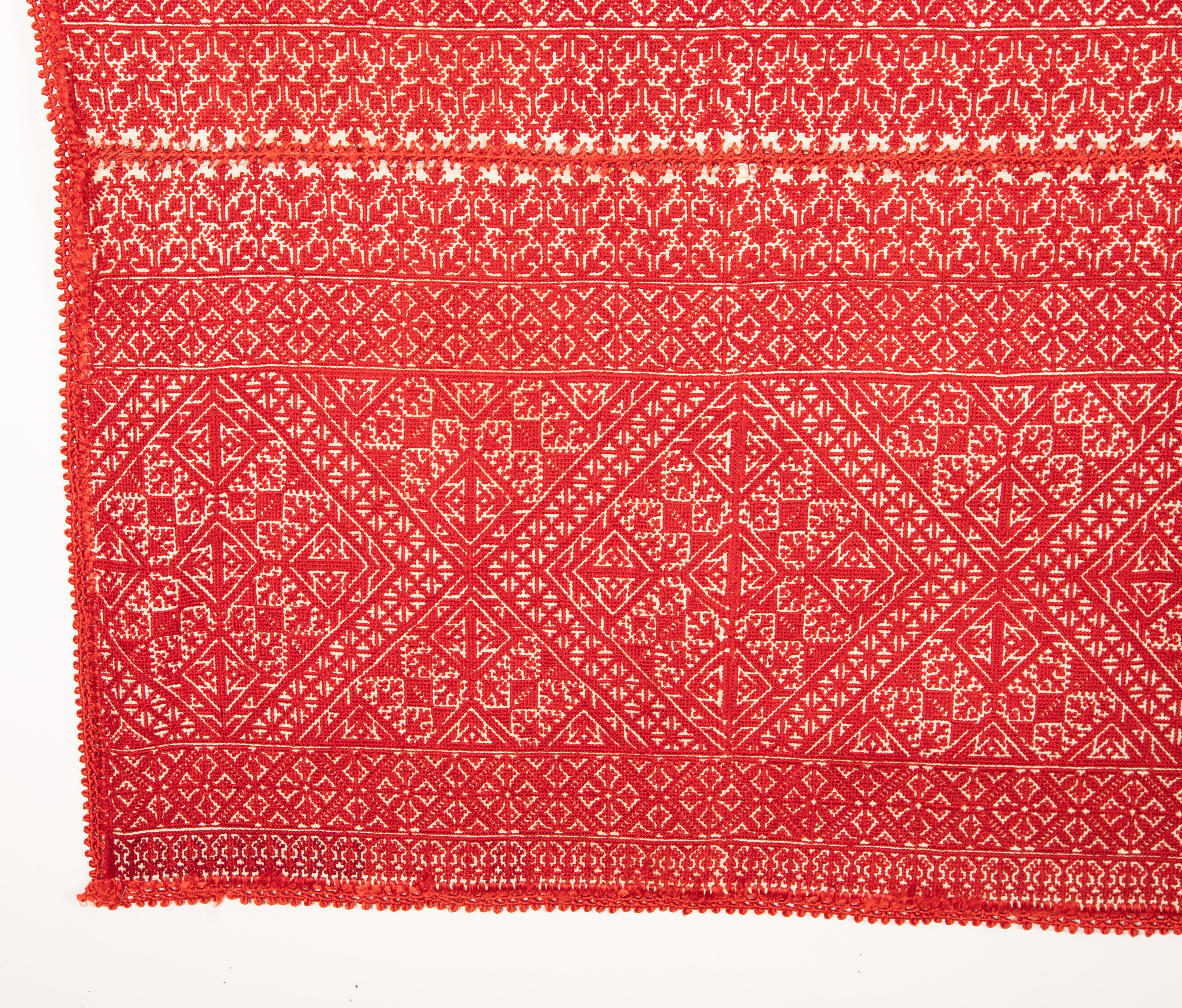 Moroccan Antique Fez Embroidery from Morocco, 1900s