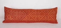 Antique Fez Lumbar Pillow Case, Morocco Early 20th C