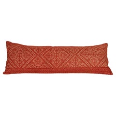 Antique Fez Lumbar Pillow Case, Morocco Early 20th C.