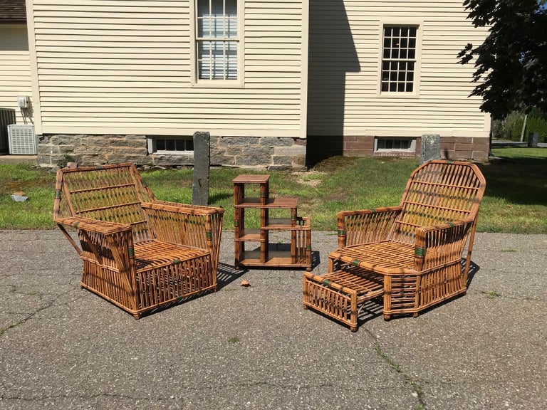 Antique Ficks Reed Stick Rattan Set at 1stDibs