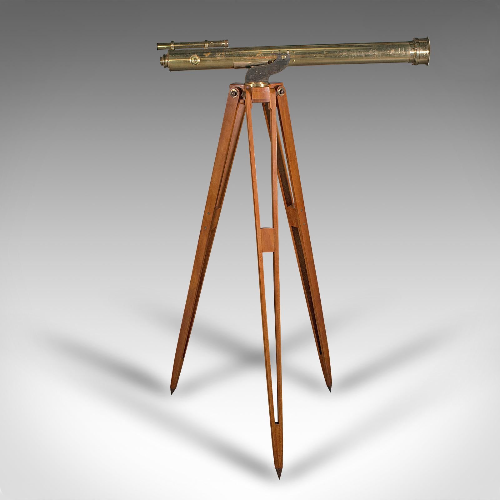 Antique Field Telescope, English, Terrestrial, Starboy, Broadhurst Clarkson & Co In Good Condition In Hele, Devon, GB