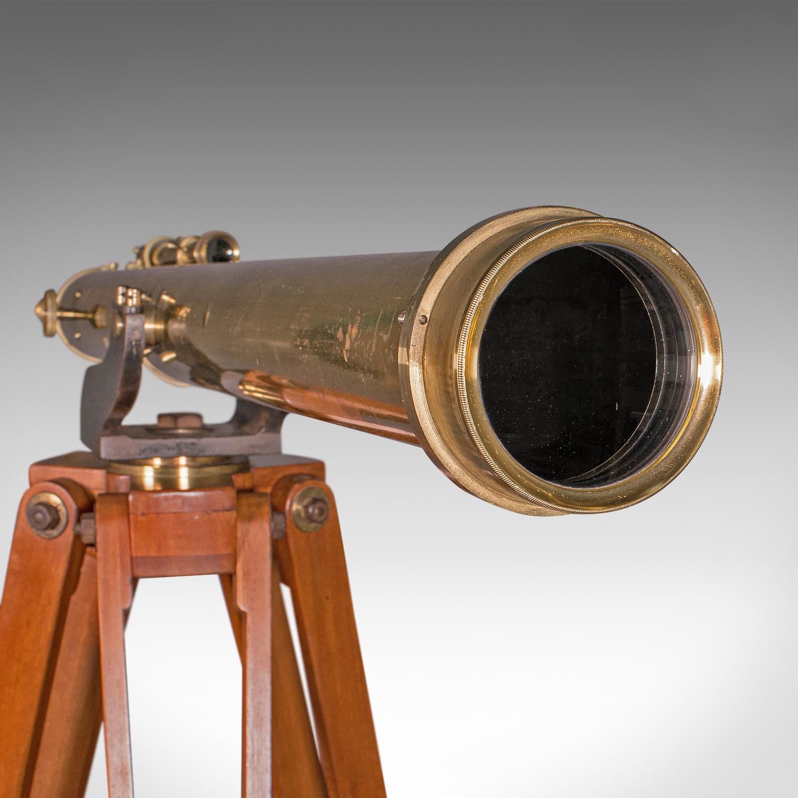Brass Antique Field Telescope, English, Terrestrial, Starboy, Broadhurst Clarkson & Co