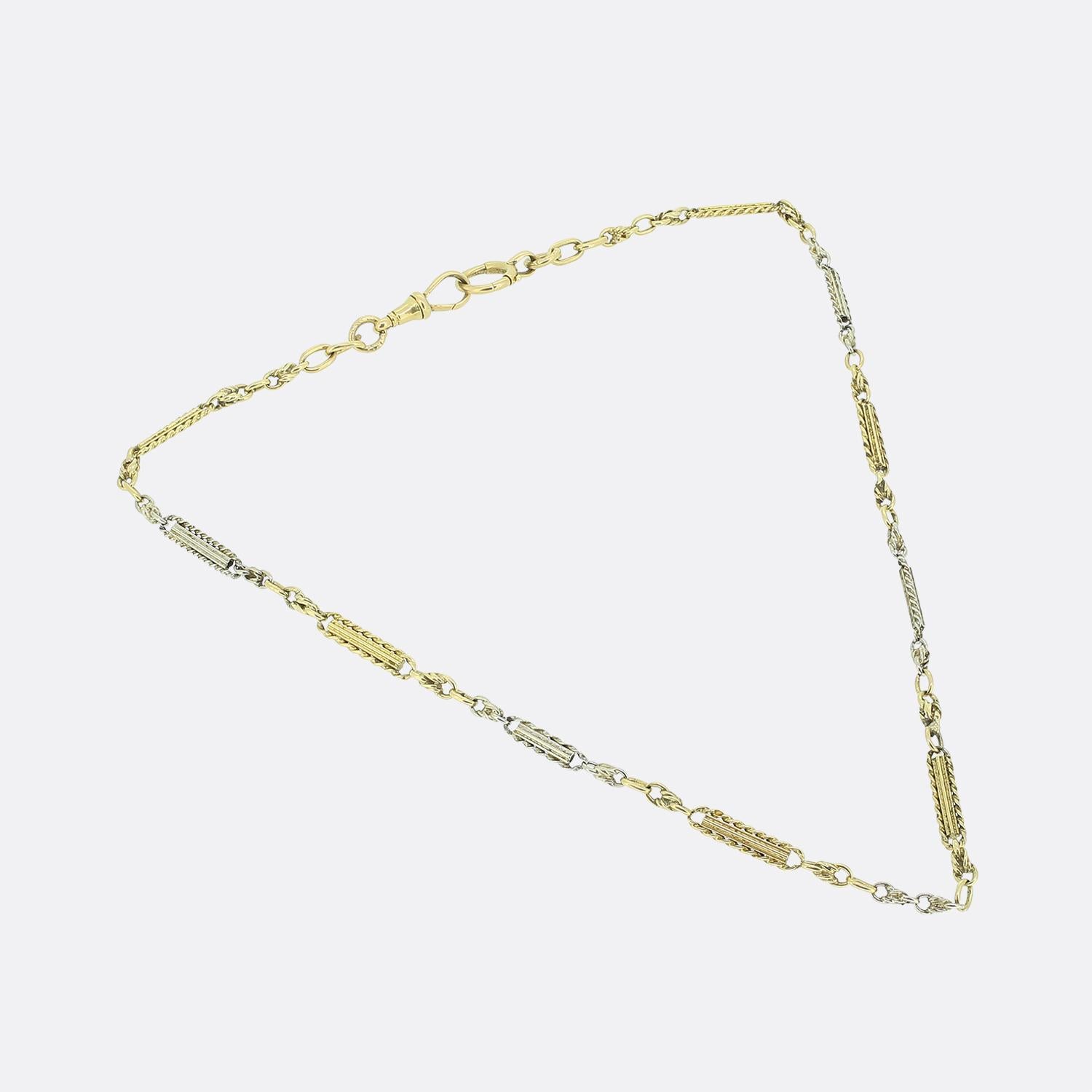 Antike Figaro Kette Choker im Zustand „Gut“ in London, GB