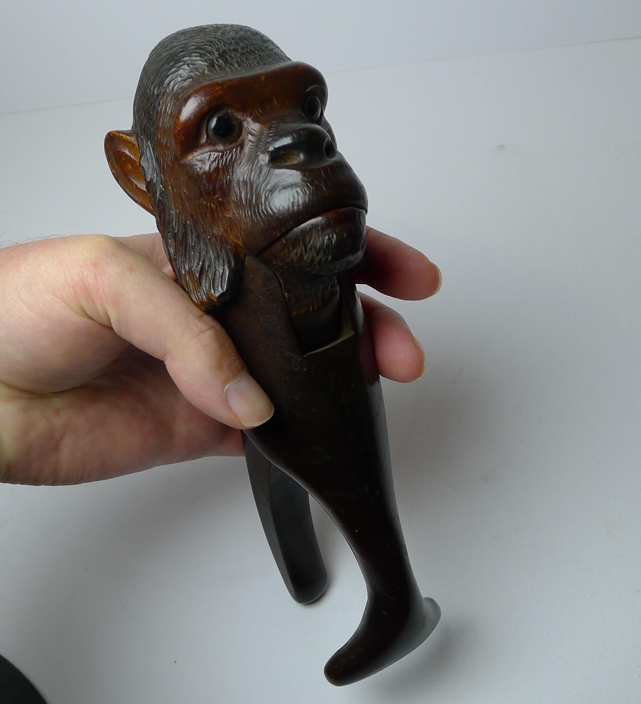 20th Century Antique Figural Black Forest Nutcracker c.1900 For Sale