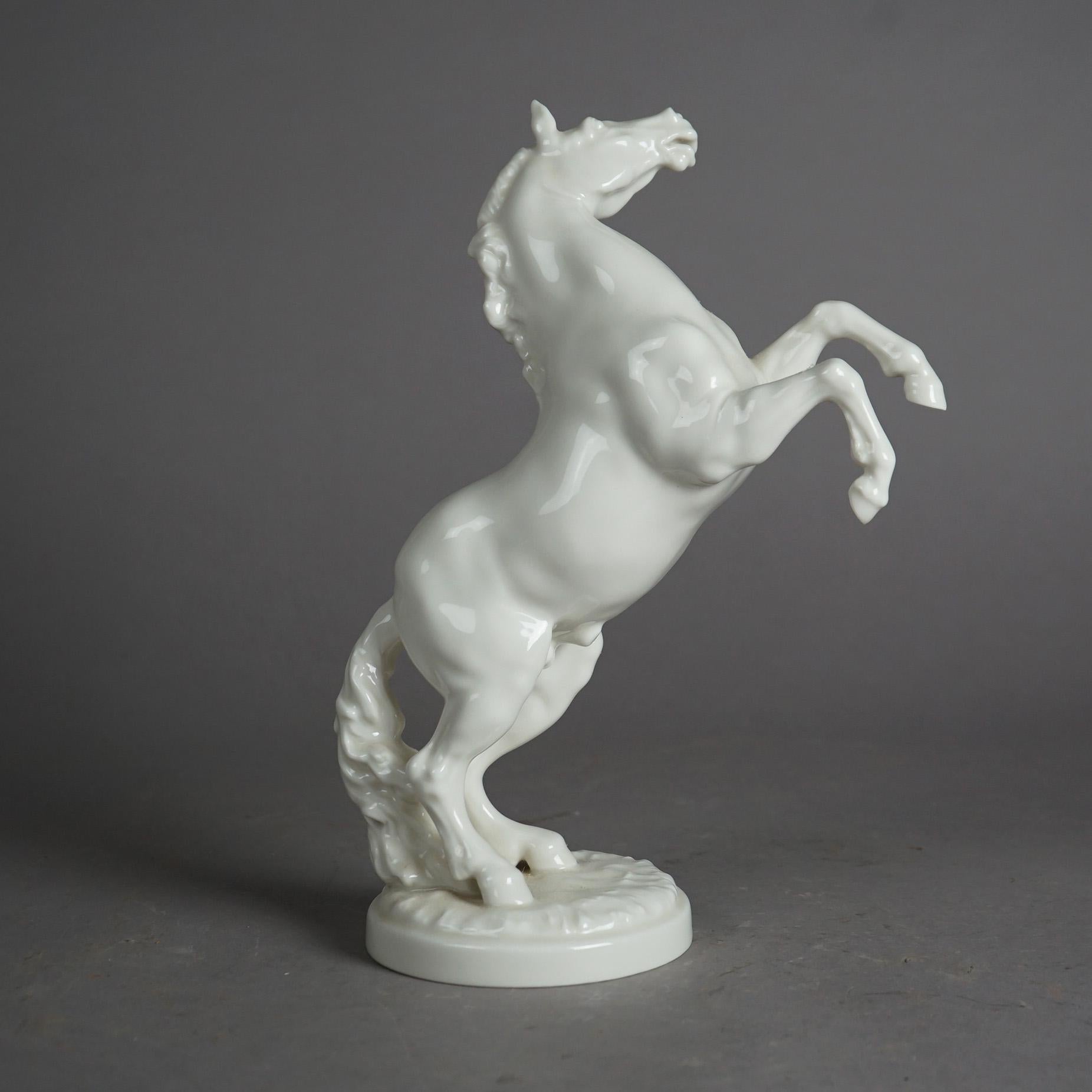 Antique Figural German Hutschenreuther Porcelain Horse Figure C1930 1