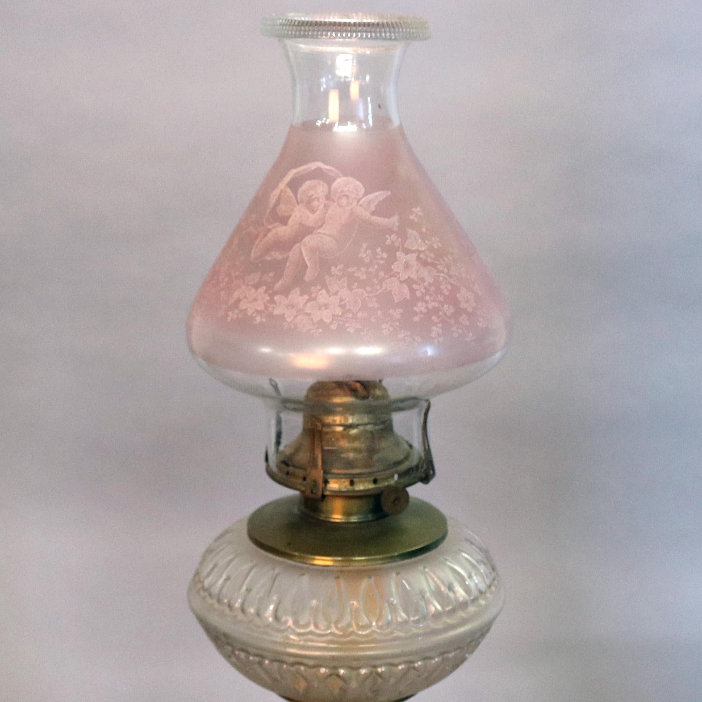 Metal Antique Figural Gilt Bronze Gone with the Wind Lamp, Classical Woman, circa 1890