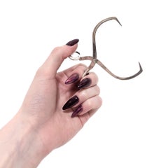 Antique Figural Tiffany & Co. Sterling Silver 'Ice Block' Sugar Tongs