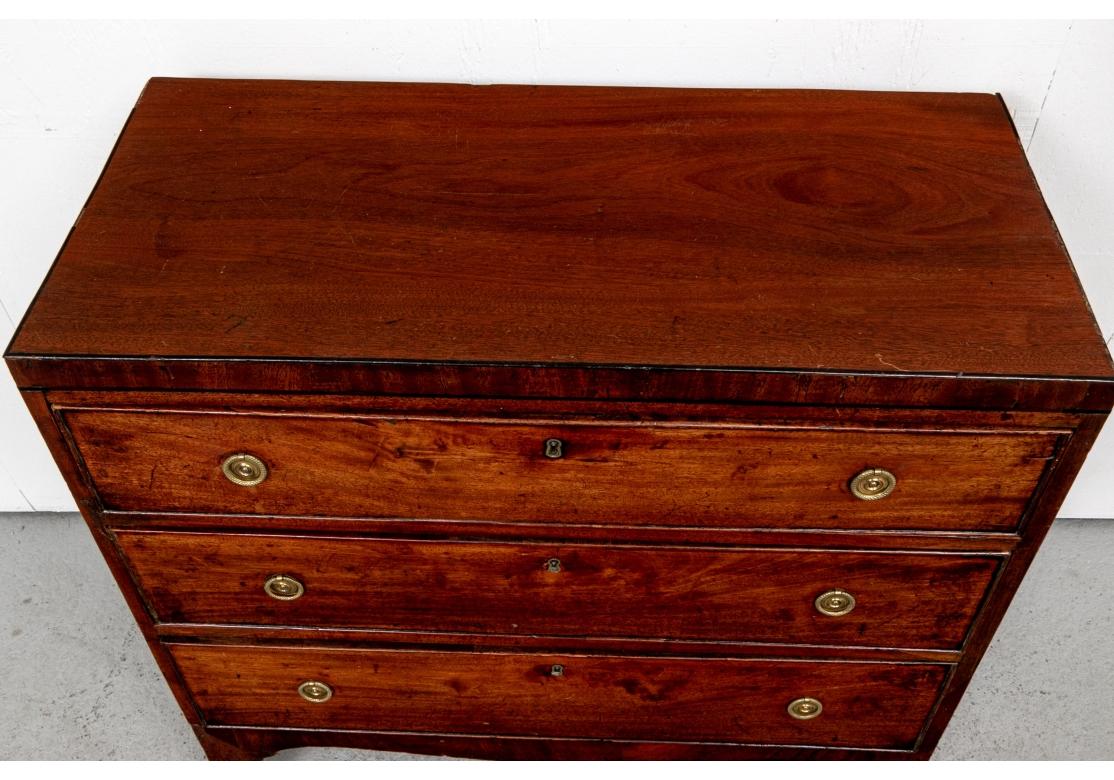 19th Century Antique Figured Mahogany Bachelor's Chest