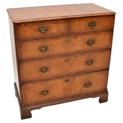 Antique Figured Walnut Chest of Drawers