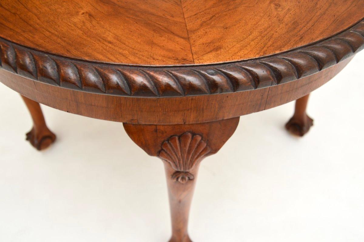 Antique Figured Walnut Coffee Table 1