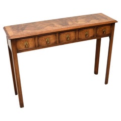 Antique Figured Walnut Console / Side Table