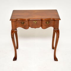 Antique Figured Walnut Side Table