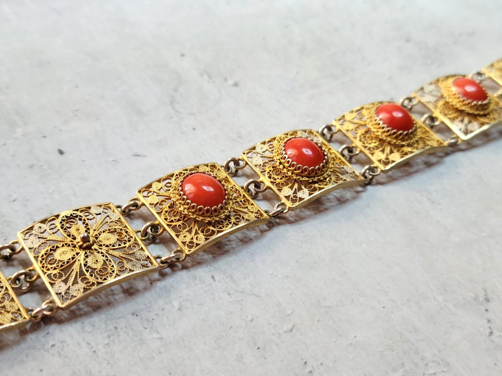 antique filigree bracelet