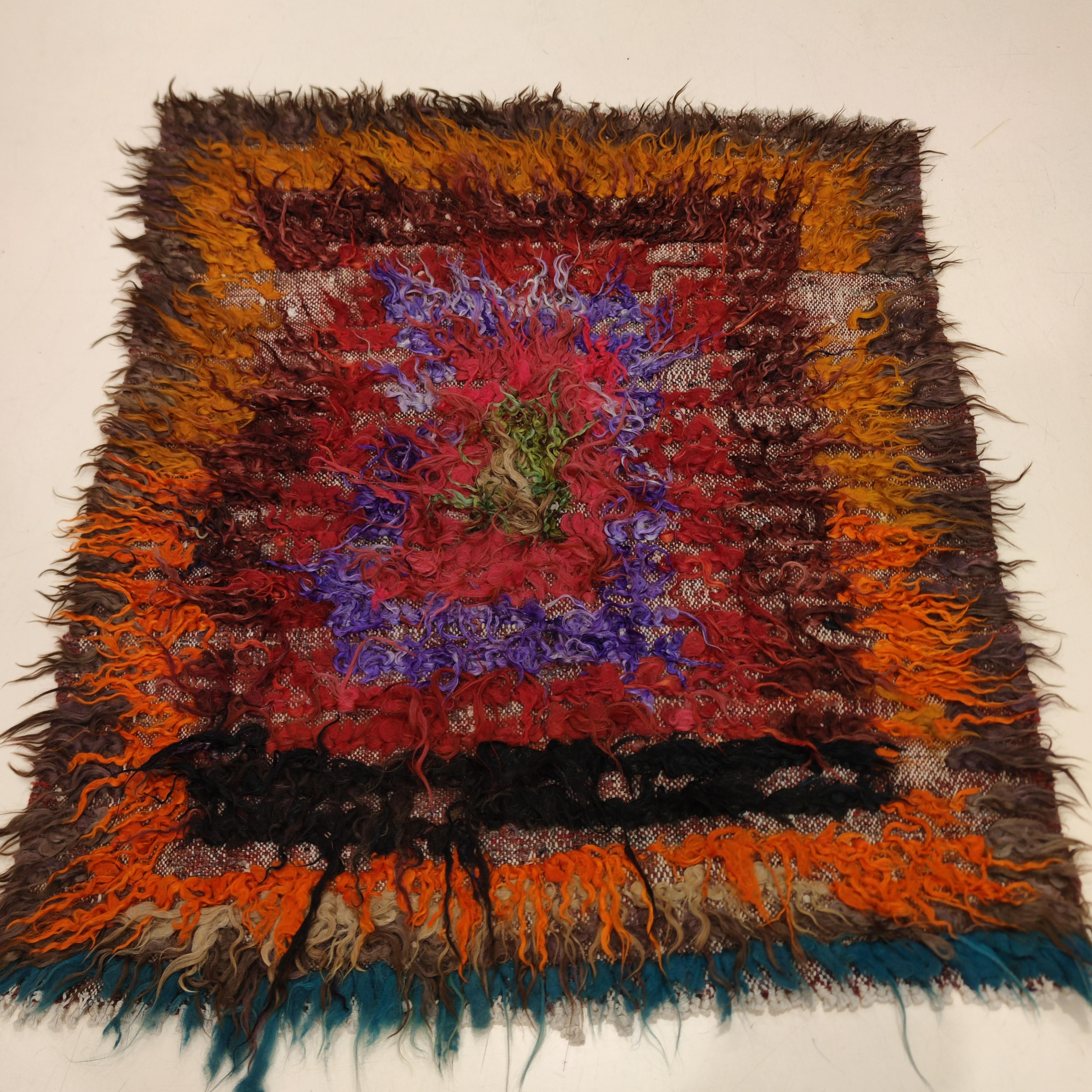 Filikli rugs represent probably the earliest, most primitive form of weaving known to mankind, veritably untouched over the course of a few thousand years. These were originally intended as a woven substitute to fur, hence the long fleecy pile.