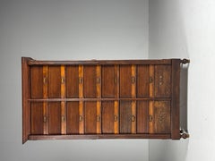 Antique filing cabinet with roller doors