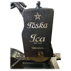 Antiguo proyector de cine Ica Tosca, hacia 1910