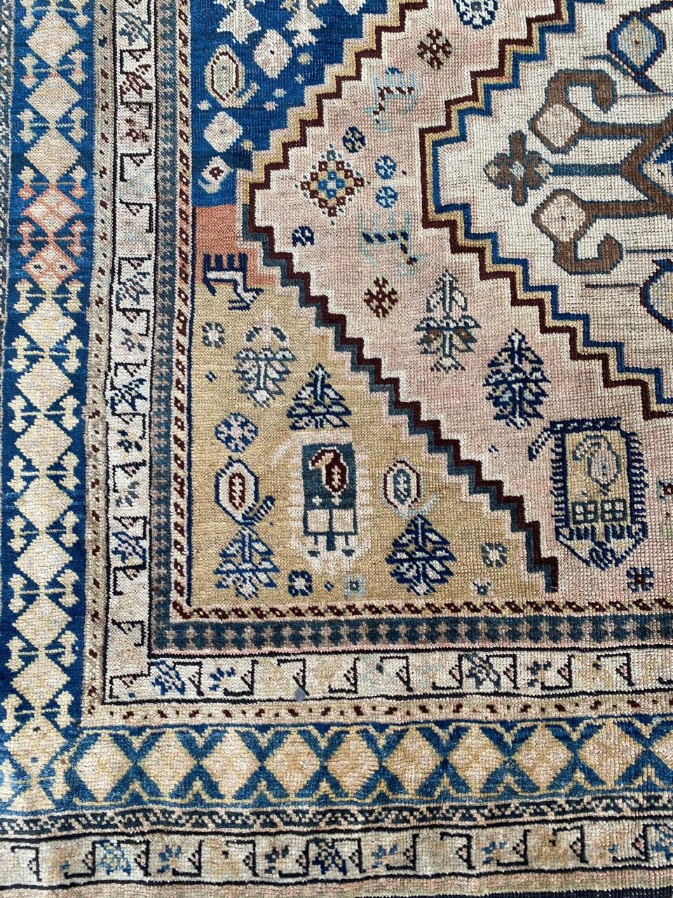 Bobyrug's Antiker feiner kaukasischer Chirwan Karabagh Teppich im Angebot 3