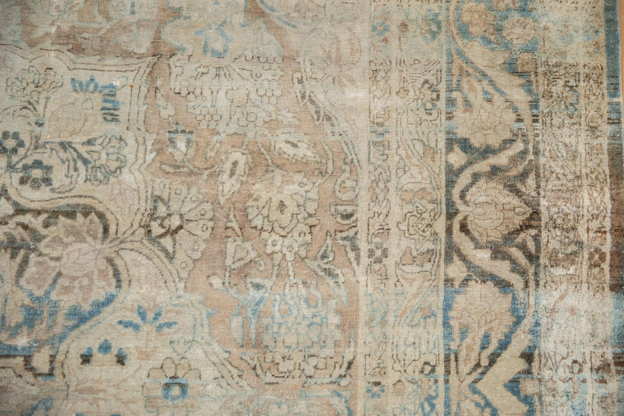 Other Antique Fine Distressed Kerman Carpet For Sale