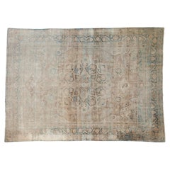 Antique Fine Distressed Kerman Carpet