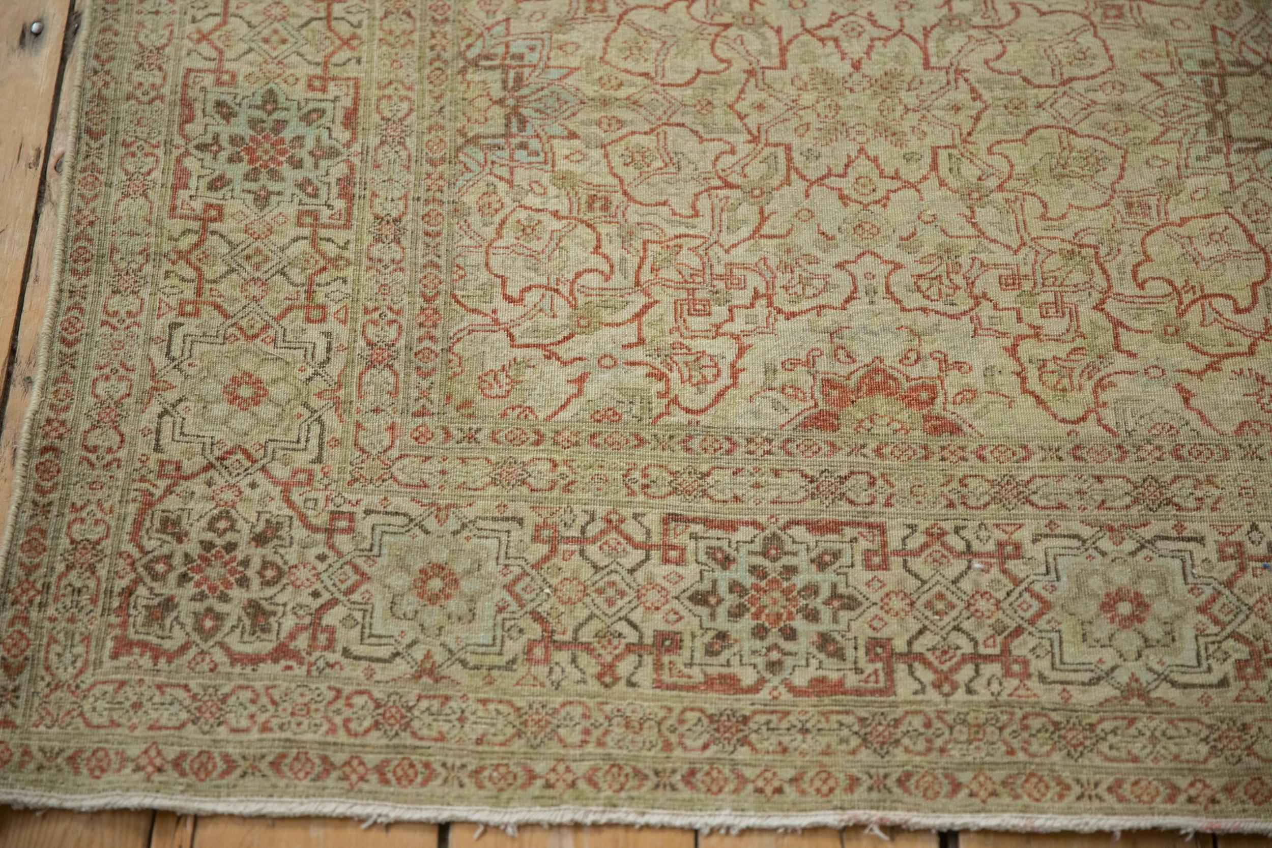Antique Fine Distressed Tabriz Carpet For Sale 3
