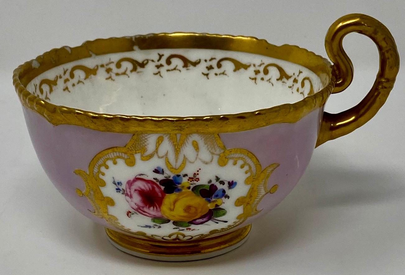 Antique fine English China tea and coffee cups and saucers, circa 1860-1880.
EPR115.