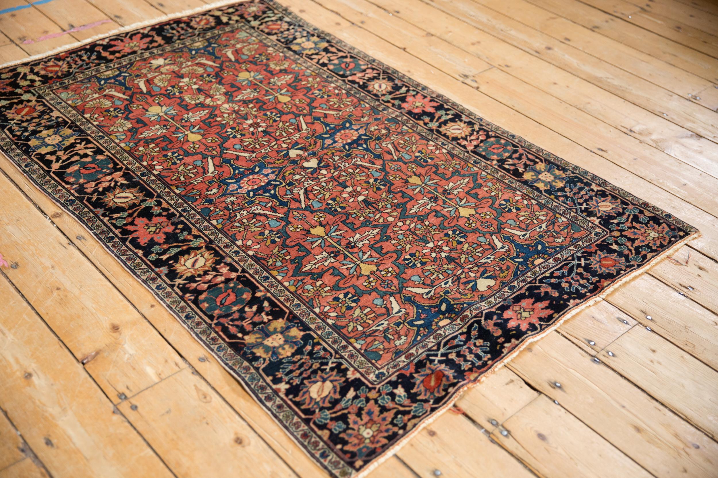 Antiker feiner Farahan Sarouk-Teppich (Persisch) im Angebot
