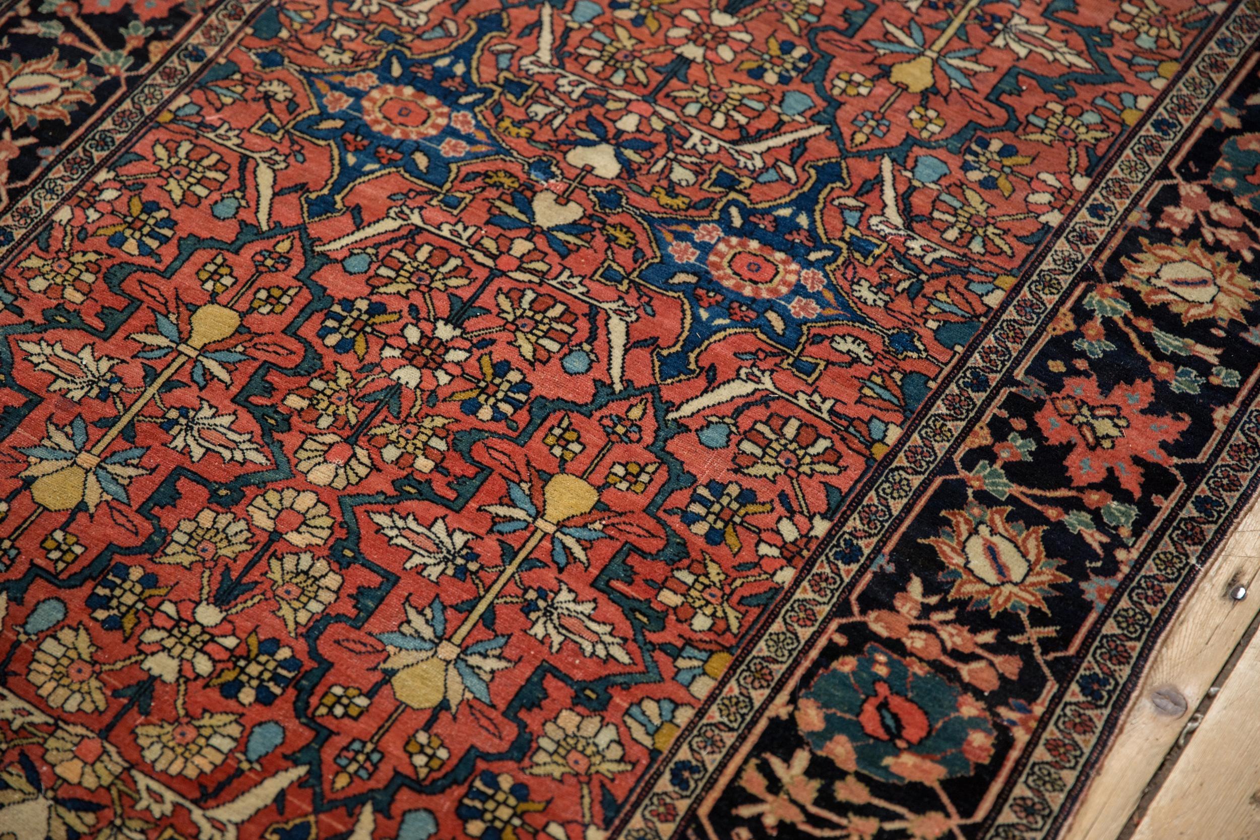 Antiker feiner Farahan Sarouk-Teppich im Angebot 1