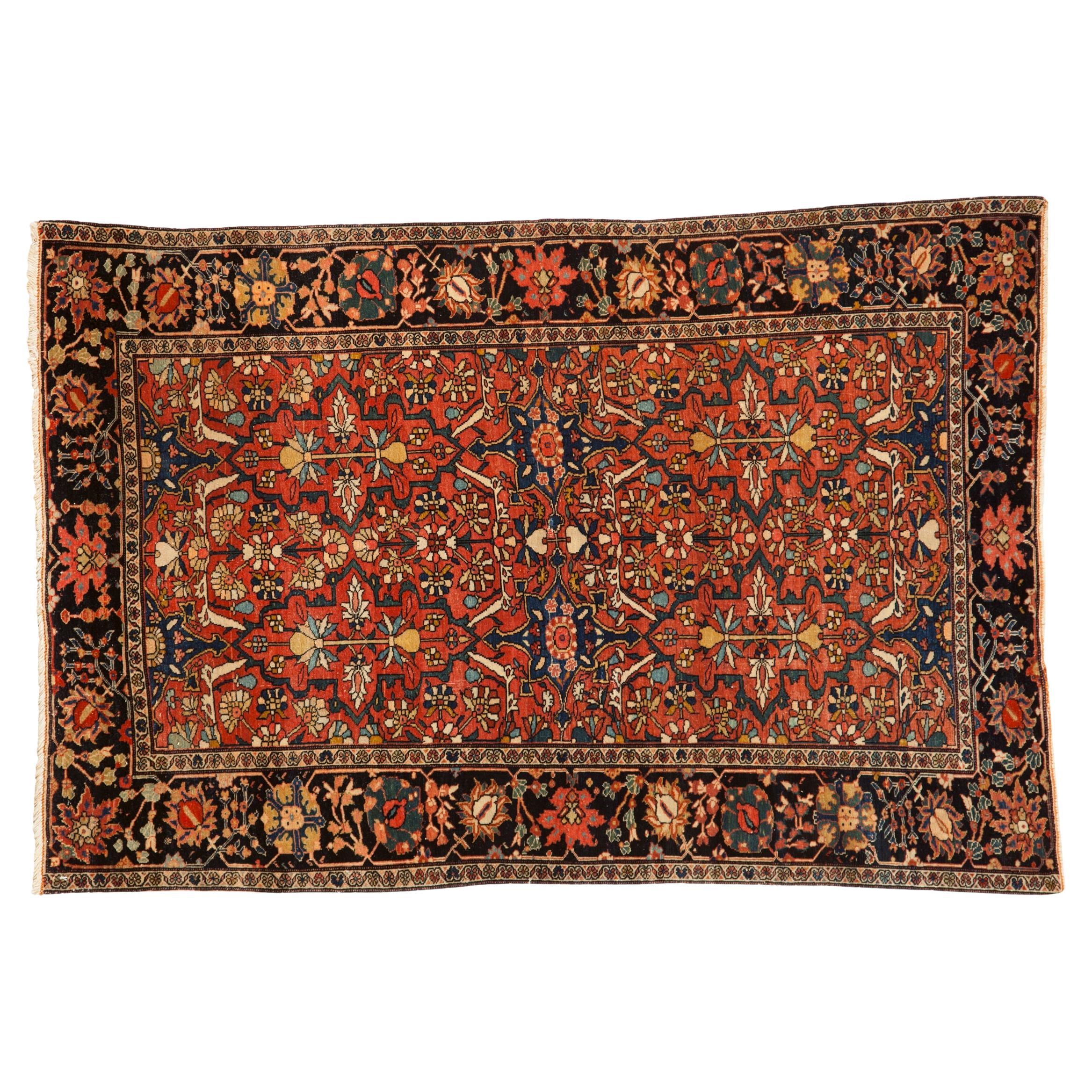 Antique Fine Farahan Sarouk Rug