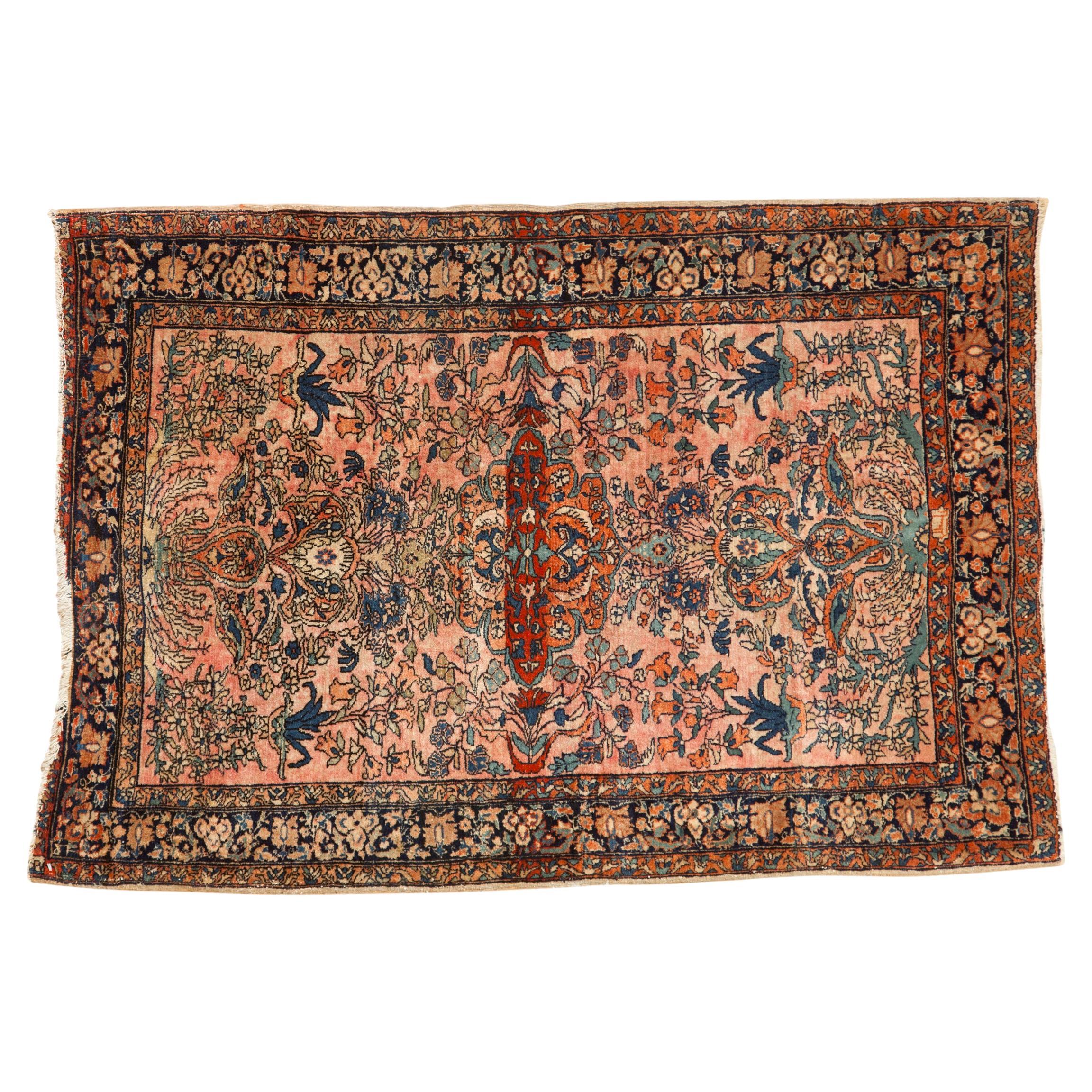 Antique Fine Farahan Sarouk Rug
