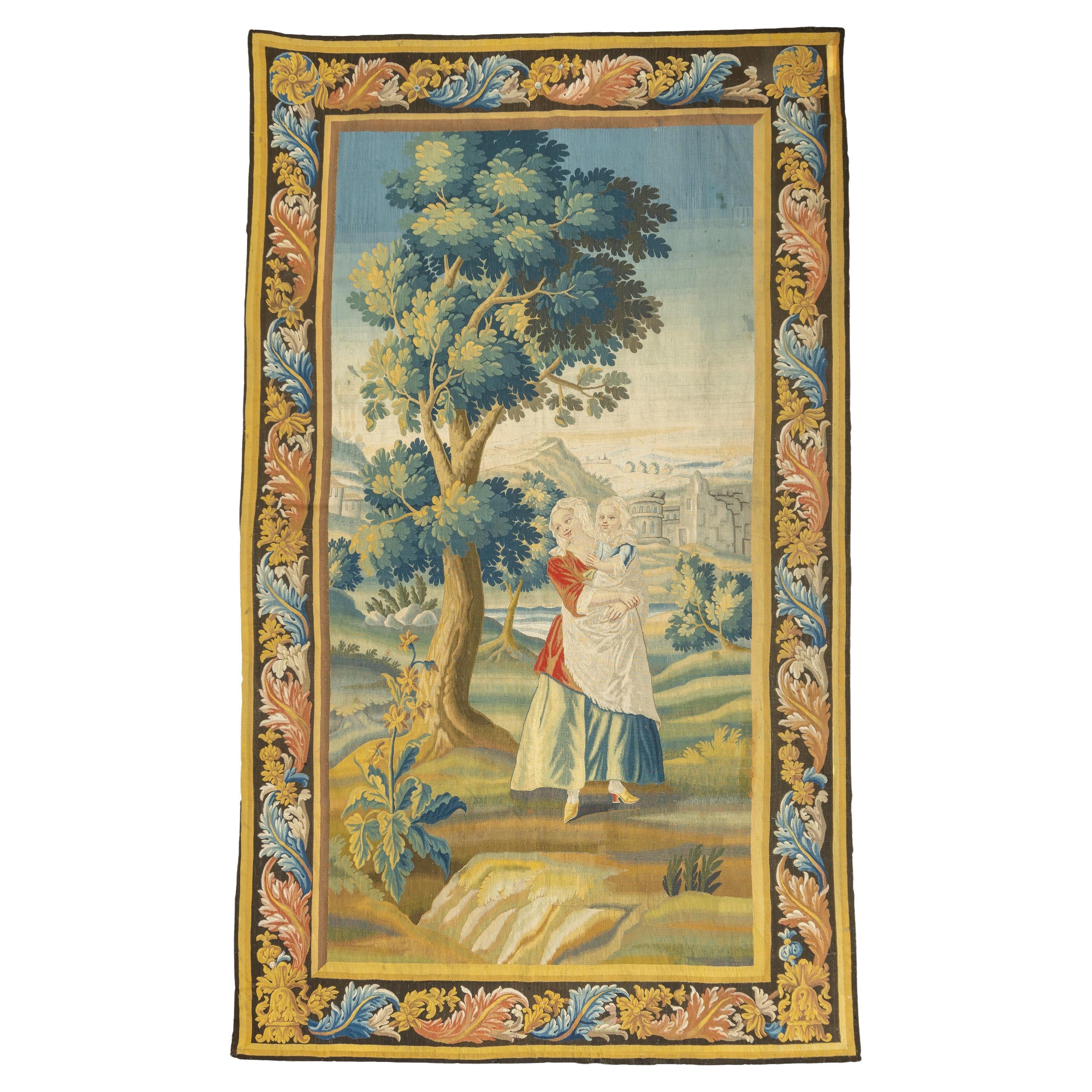 Antique Fine French Beauvais Tapestry 6’3” x 10’6”
