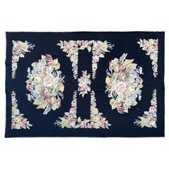 Antique Fine French Tapiz de Aguja 180x264cm Tapiz Fino Alfombra 6x9