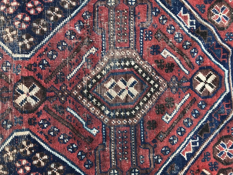 Antique Fine Ghashghai Rug For Sale at 1stDibs