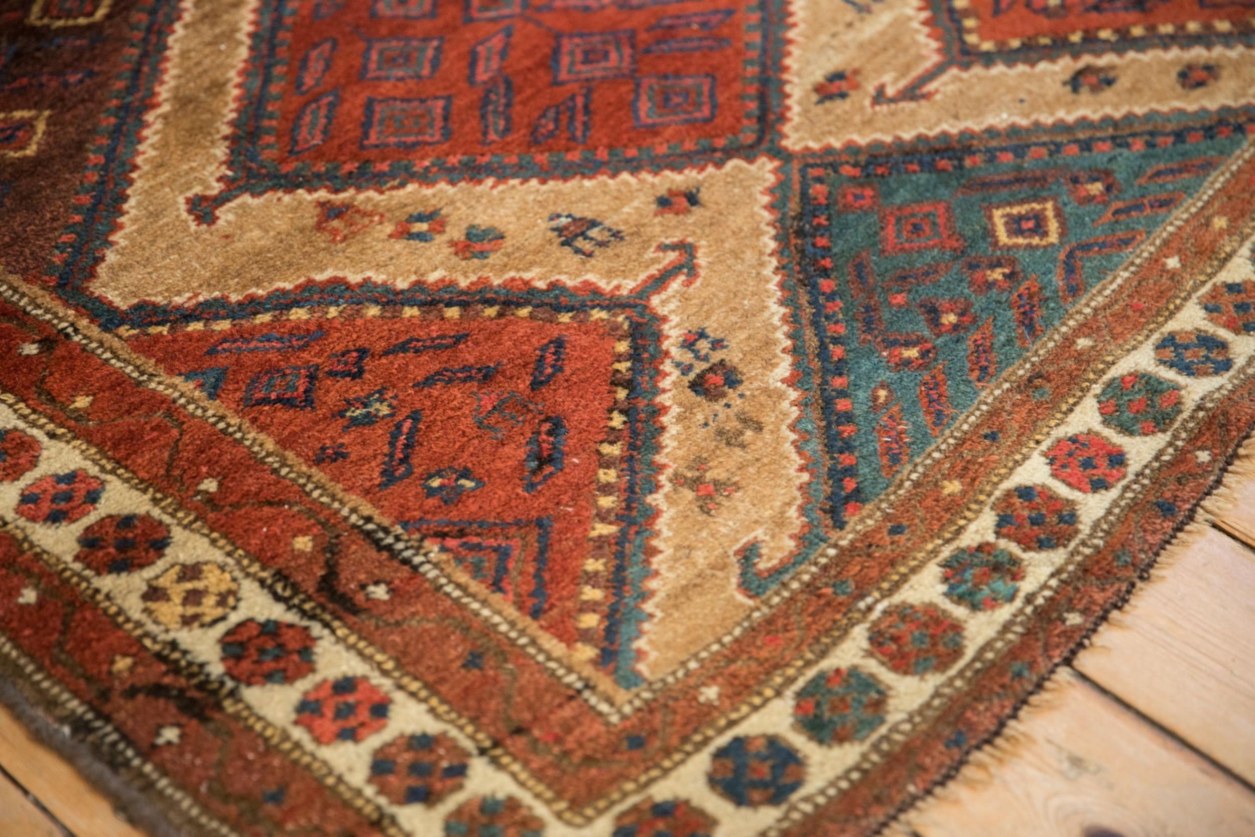 Hand-Knotted Antique Fine Hamadan Rug For Sale