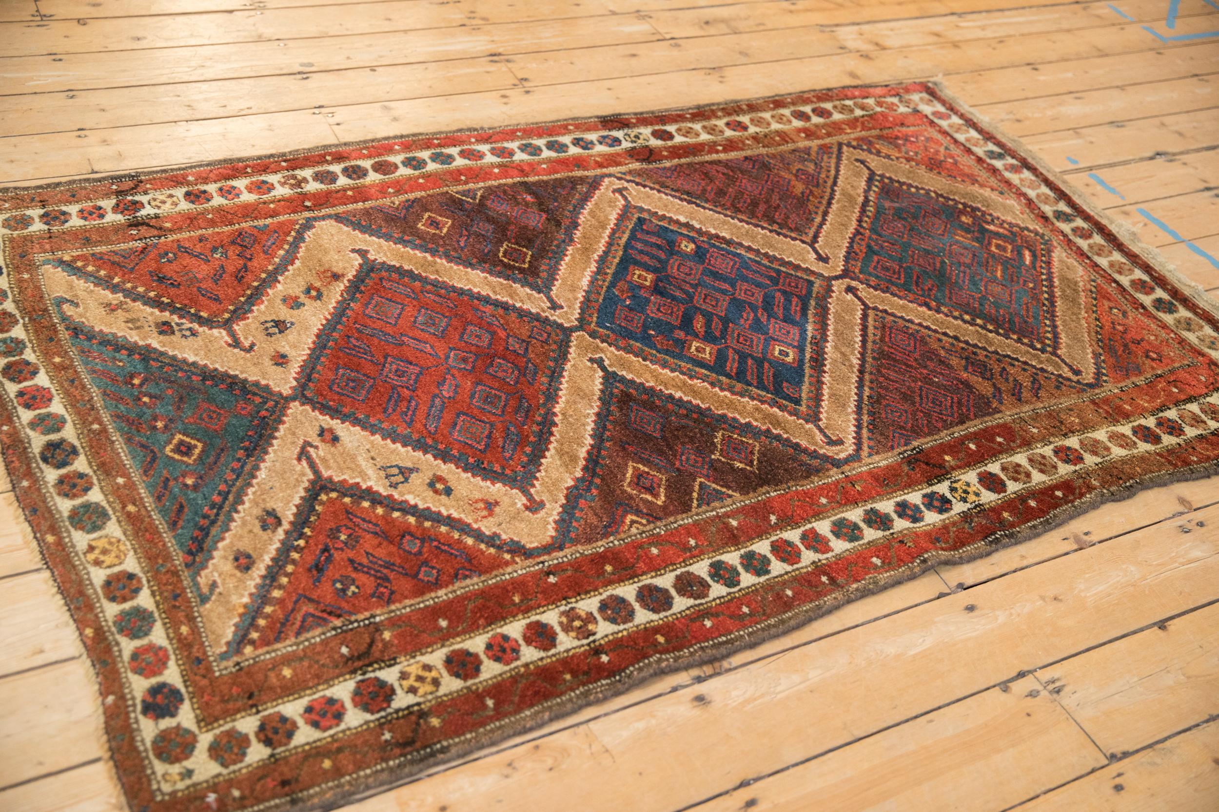 20th Century Antique Fine Hamadan Rug For Sale