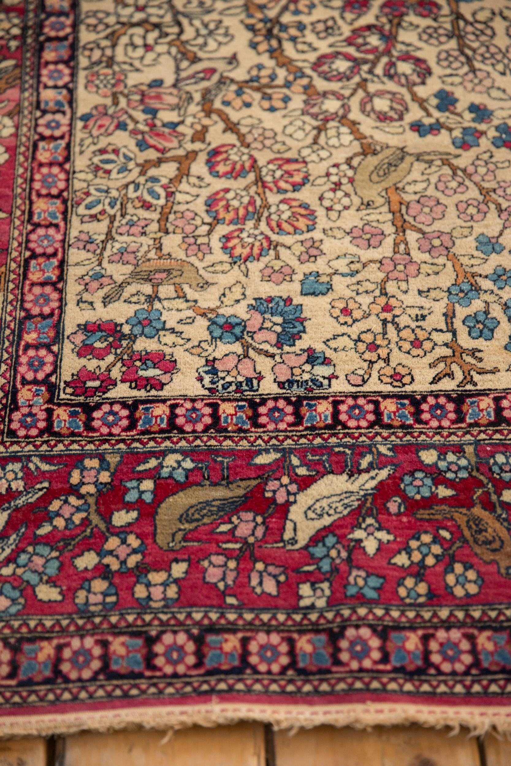 Antique Fine Isfahan Rug For Sale 3