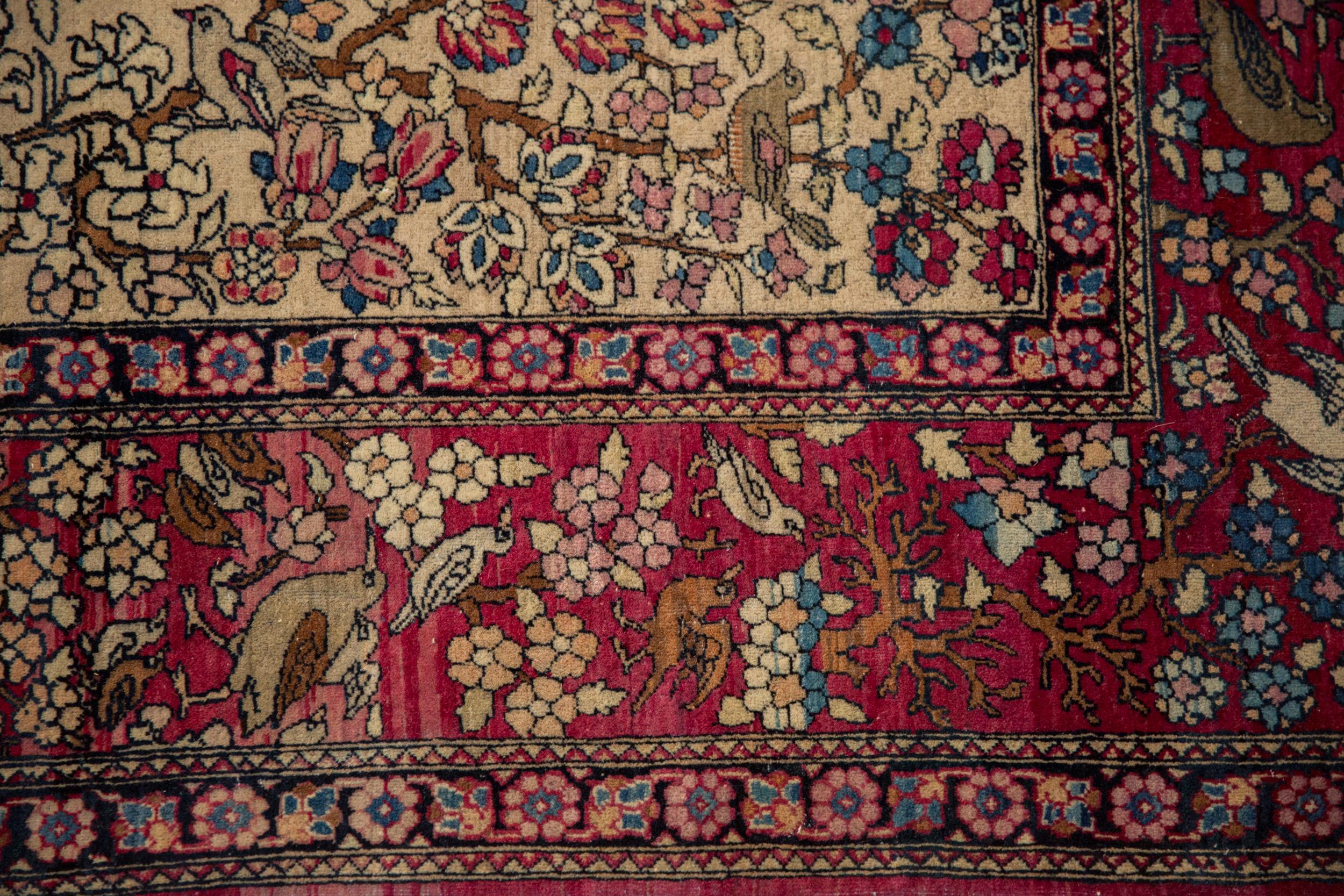 Antique Fine Isfahan Rug For Sale 1