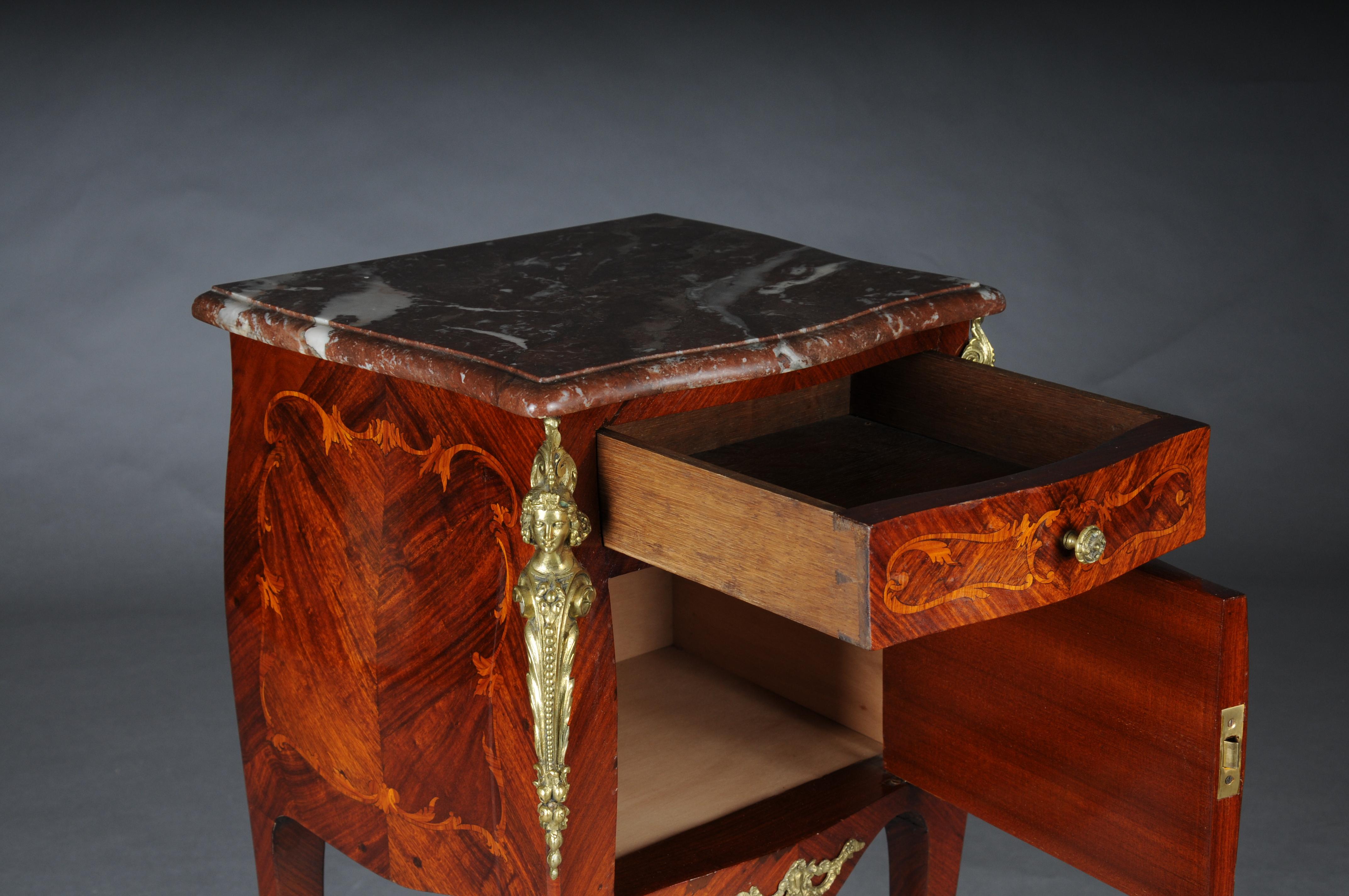 Antigua cómoda fina Luis XV, hacia 1880, Napoleón III siglo XIX en venta