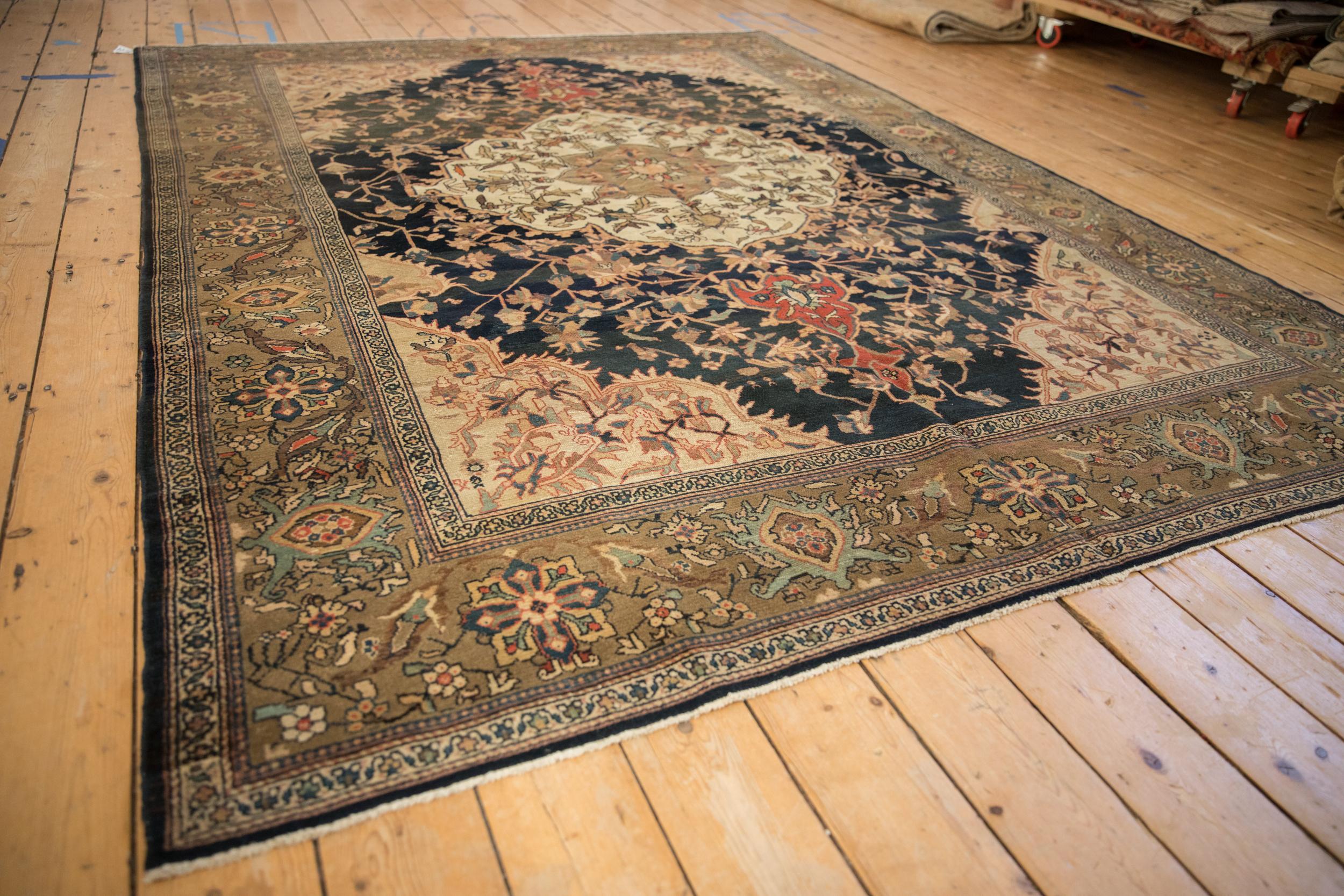 Hand-Knotted Antique Fine Malayer Carpet For Sale