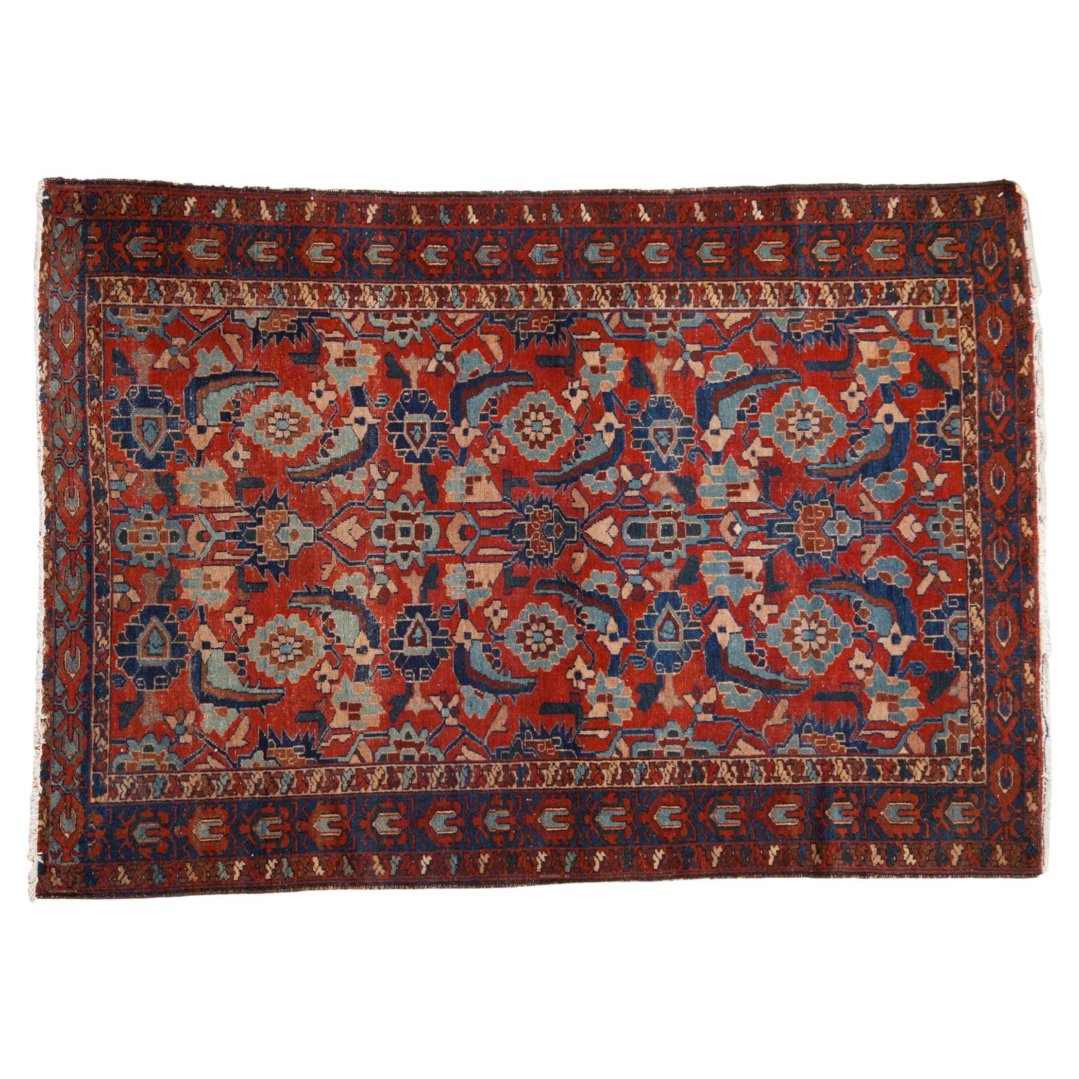Antique Fine Malayer Rug For Sale