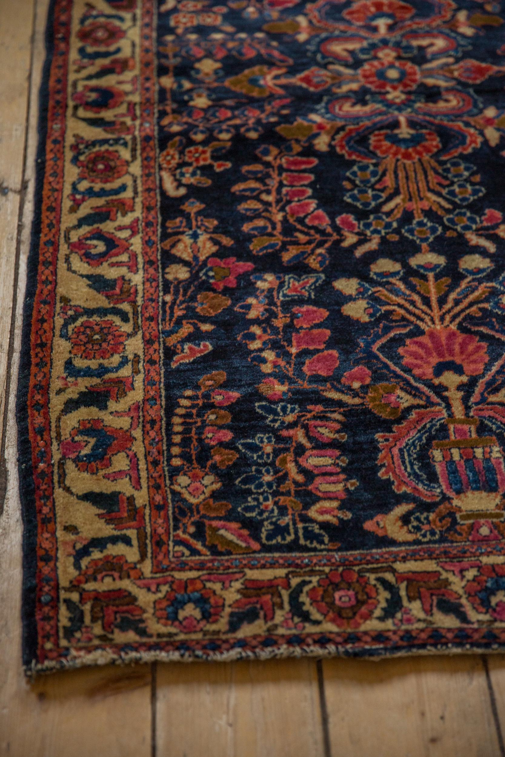 Early 20th Century Antique Fine Mohajeran Sarouk Rug Runner For Sale