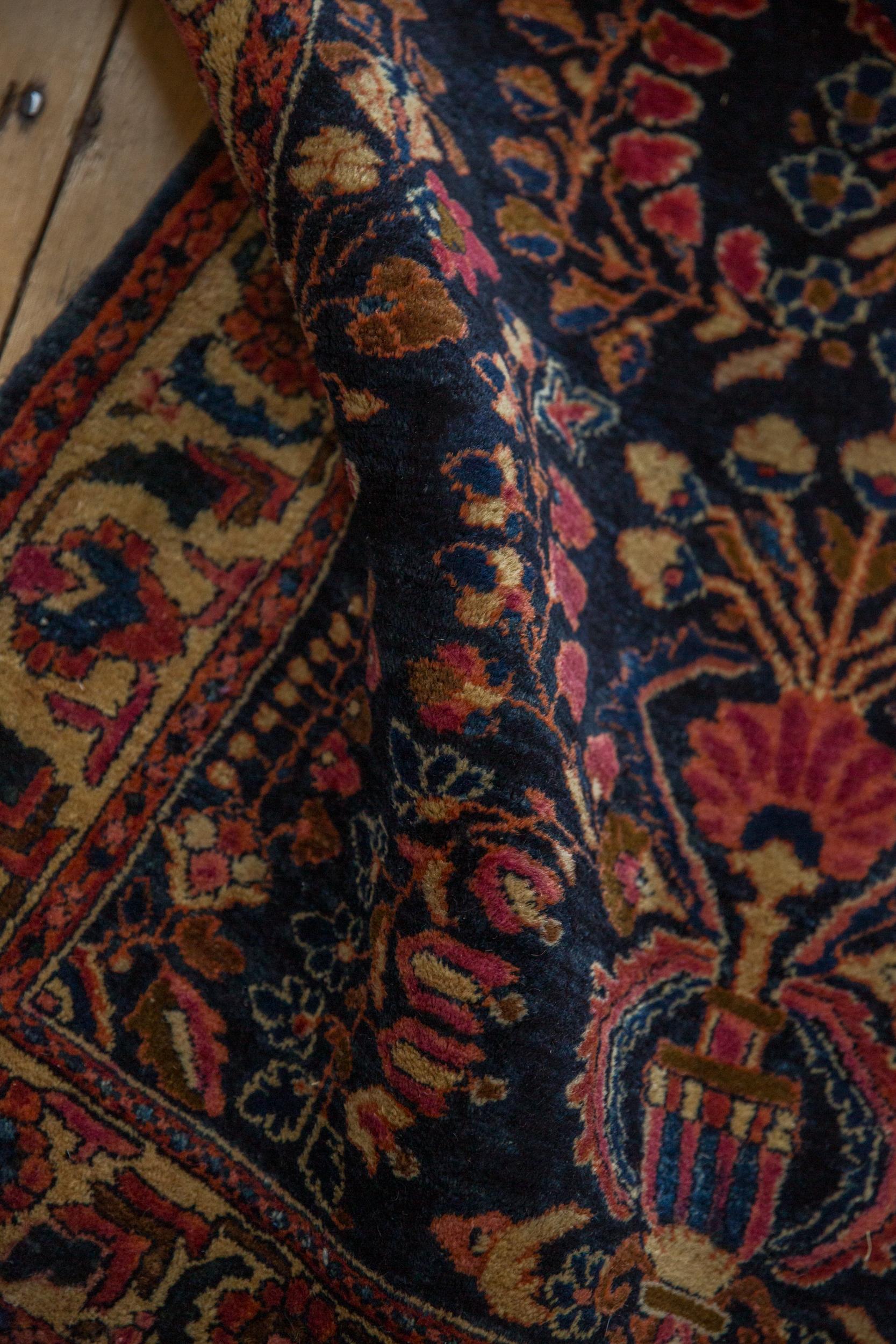 Wool Antique Fine Mohajeran Sarouk Rug Runner For Sale