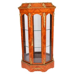 Antico mobile da esposizione ottagonale fine Jardiniere 20° secolo