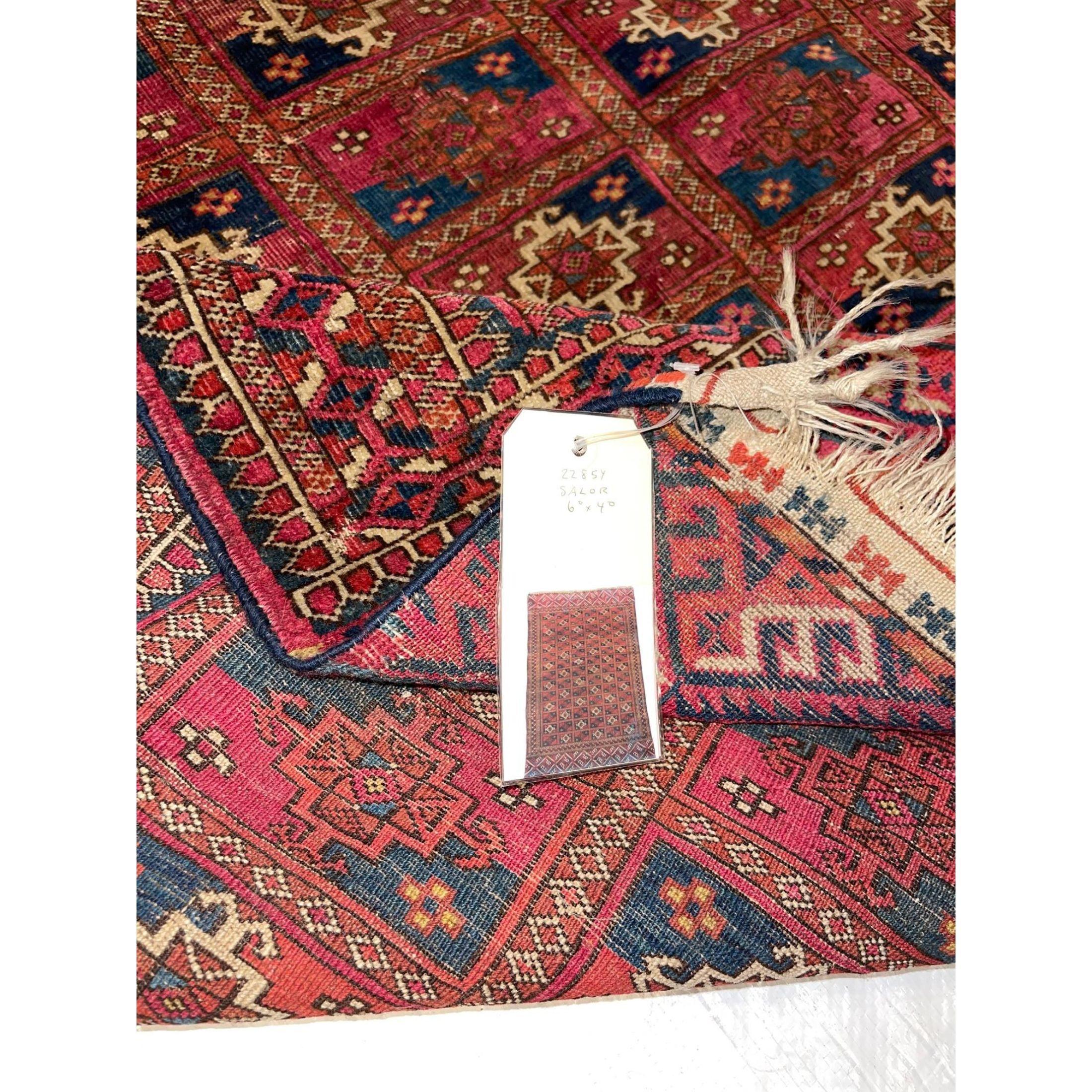 Asian Antique Fine Persian Baluch Rug For Sale